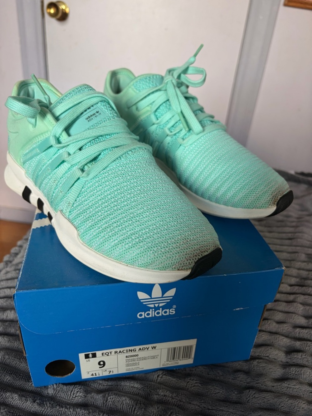 adidas EQT Racing Sneakers in Mint Teal
